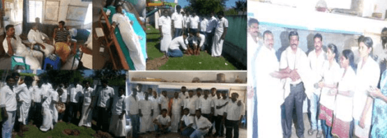 Maatram Blood Camp and Tree Plantation Event at Nallur.