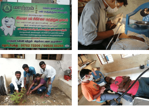 Dental camp at primary school, MGR Nagar, Kottivakkam