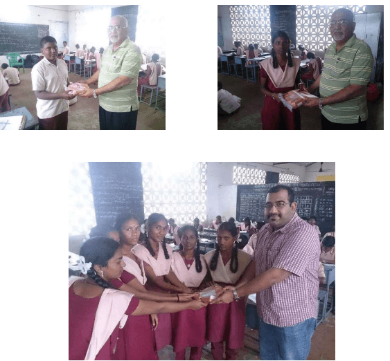 REFRESHMENT SUPPORT FOR THE SCHOOL CHILDREN, CHENNAI (For Special Class)