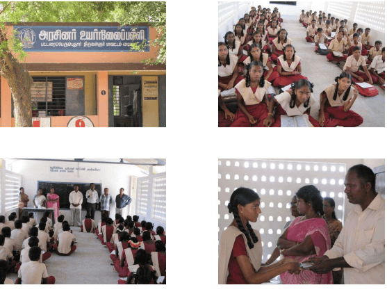 EDUCATIONAL MATERIAL SUPPORT TO UNDERPRIVILAGED, THIRUVALLUR