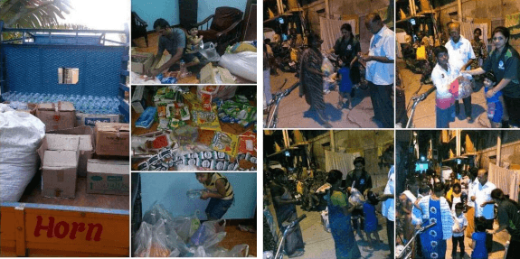 DISTRIBUTED RELIEF MATERIALS FOR THE PEOPLE IN KK NAGAR  (MGR NAGAR), CHENNAI