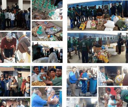 DISTRIUBUTED FLOOD RELIEF MATERIAL