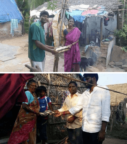 RELIEF WORK AT CUDDALORE DISTRICTs
