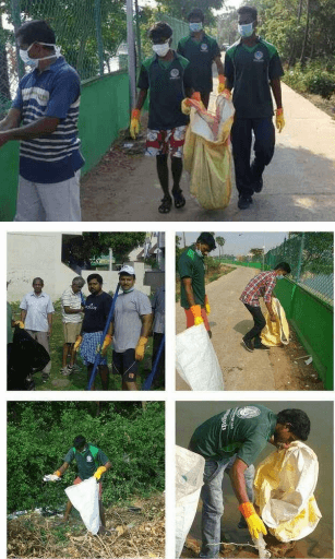 LAKE CLEANING AT PERUNGUDI