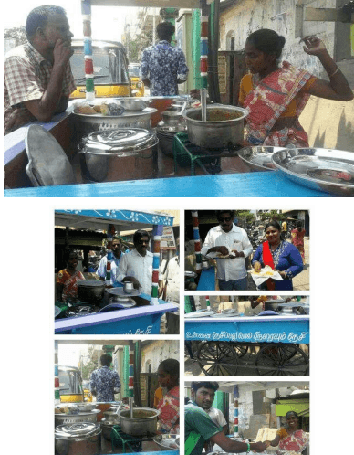 DONATED MOBILE TIFFEN SHOPs