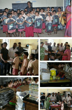 MAATRAM DISTRIBUTED SCHOOL KITS & SPORTS MATERIALS AT  SALEM DISTRICT