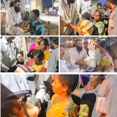 provided Rice and blankets.