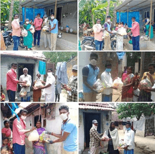 PROVIDING PROVISIONS & VEGETABLES IN VILLUPURAM (COVID 19)