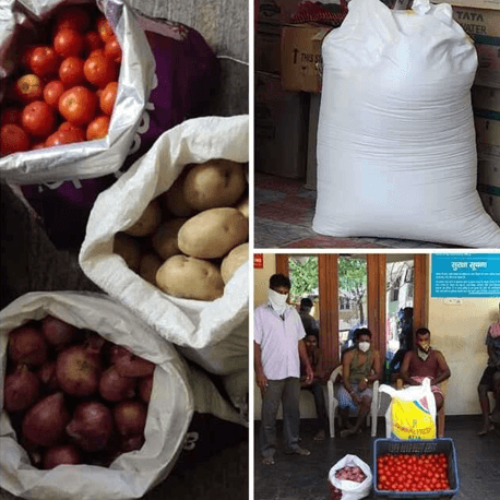 PROVIDED WHEAT FLOUR AND VEGGIES (COVID 19)