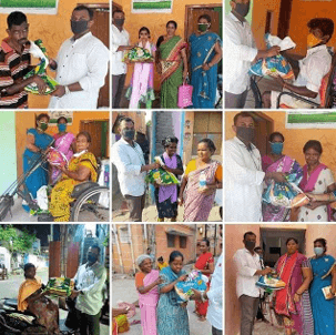 PROVIDED PROVISIONS KIT FOR BLIND AND OTHER FAMILIES (COVID 19)
