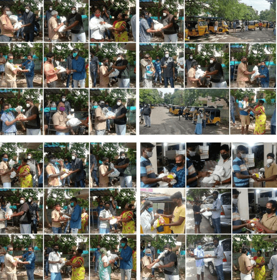 PROVIDED PROVISIONAL KITS TO AUTO DRIVERS & THEIR FAMILIES   (COVID 19)
