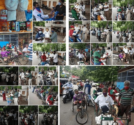 SUPPORTED PHYSICALLY CHALLENGED PEOPLES DURING THE PANDEMIC  SITUATION (COVID 19)