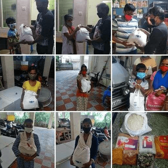 SUPPORTED PROVISIONAL KITS TO GOVERNMENT SCHOOL STUDENT ON  COVID-19 PERIOD.