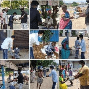 MAATRAM TRUST PROVIDED MASKS, FOOD AND WATER BOTTLES (COVID 19 2nd Wave)