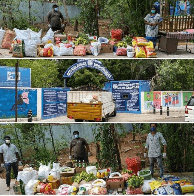 MAATRAM TRUST SUPPLIED PROVISION, VEGETABLES & FRUITS FOR THE “GOS-BALAVIHAR” ON COVID LOCKDOWN.