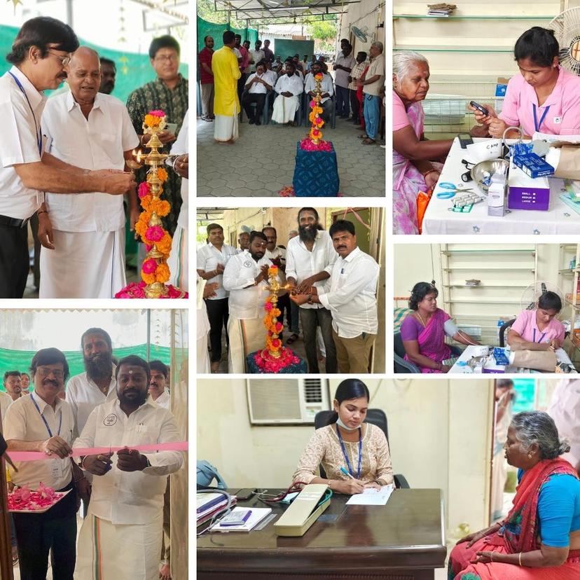 Inaugrated a free clinic for needy peoples 19-03-2024