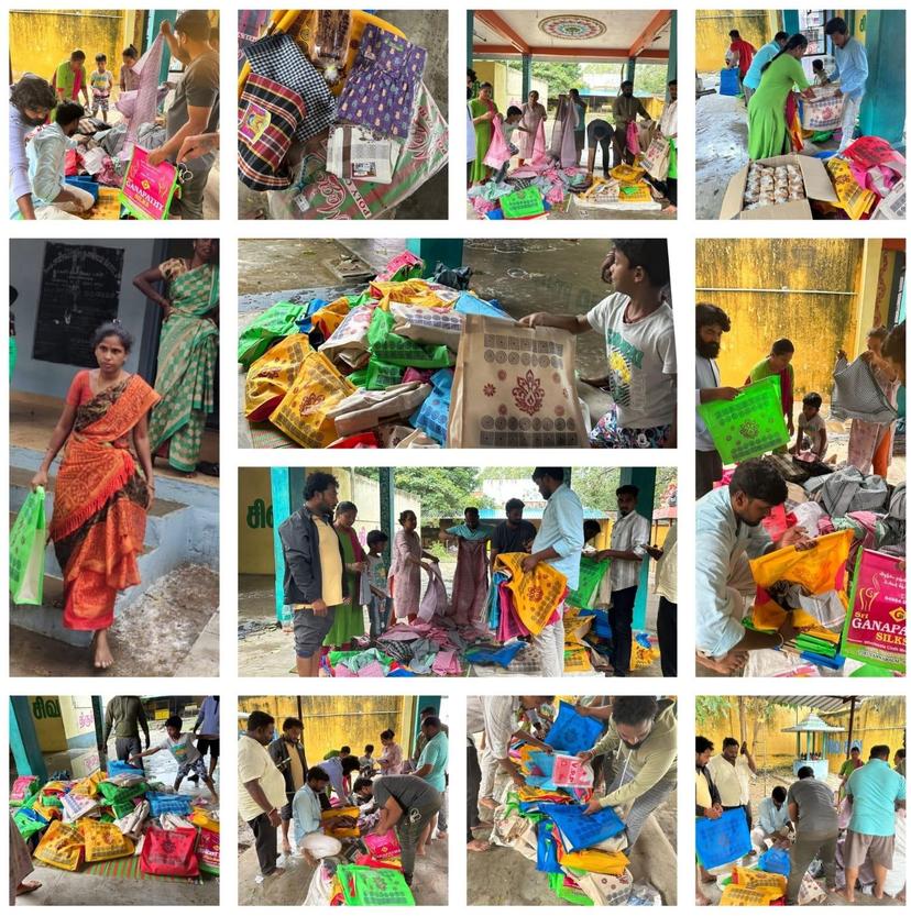 Rain Relief work at Thiruvanamalai. 02-12-2024