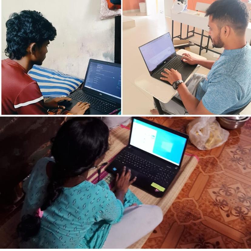 Provided Laptops to the underprivileged students 26-01-2025