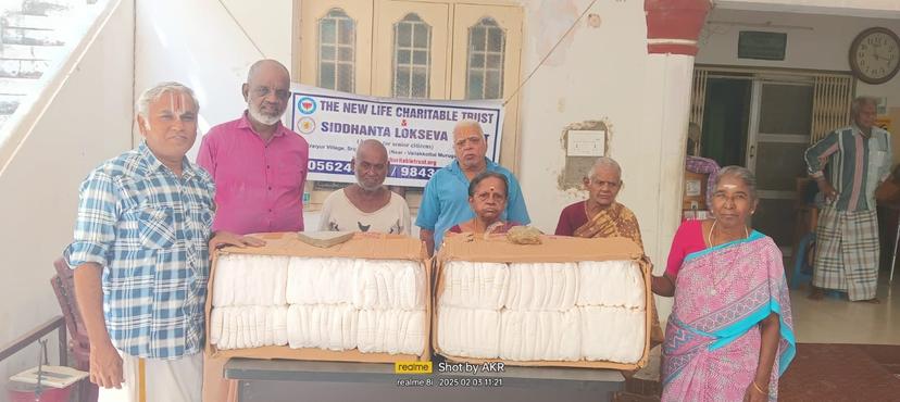 Provided 500 Adult diapers for Homeless senior citizens