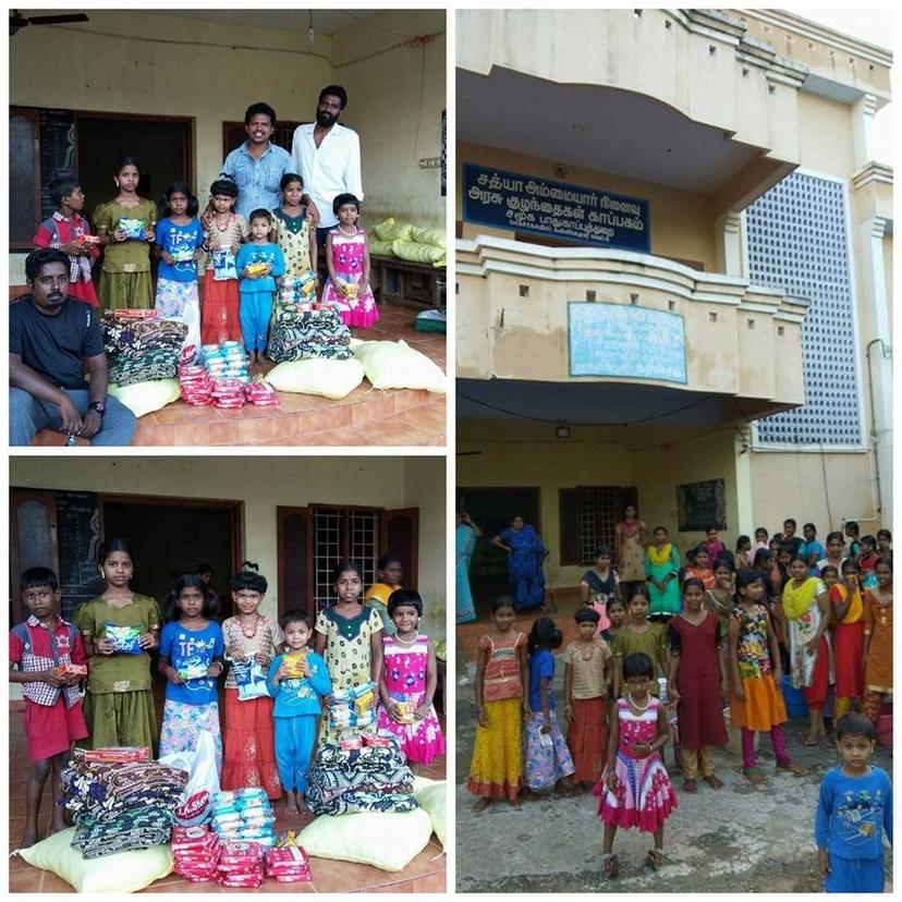 OCKHI CYCLONE  (Basic Needs provided for the Orphanage Home in Nagarcoil) December 6, 2017
