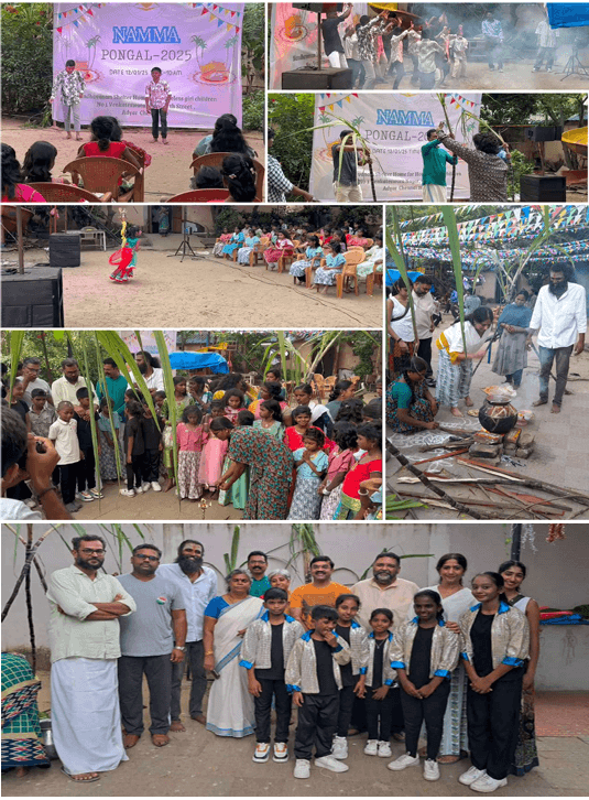 Celebrated Pongal with Nandavanam Girl shelter Home Children