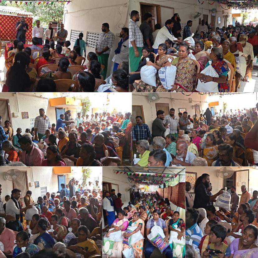 Provided relief kits to 247 families affected by Cyclone Ditwah in Chennai