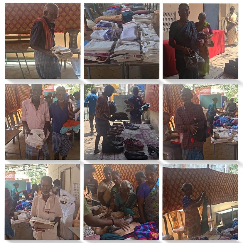 Maatram Distributes Clothes, Footwear and Essential Items to Needy Communities